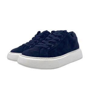 Vince Rhea Suede Platform Sneakers in Coastal Blue